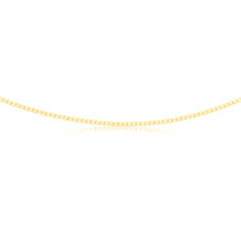 Load image into Gallery viewer, 9ct Yellow Gold 40 gauge 40cm Curb Chain