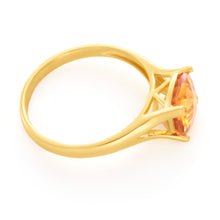 Load image into Gallery viewer, 9ct Yellow Gold 2.00 Carat Cushion Cut Citrine Ring