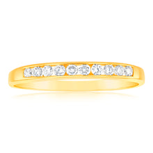 Load image into Gallery viewer, 9ct Yellow Gold Divine Diamond Ring