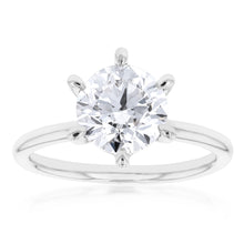 Load image into Gallery viewer, 18ct White Gold 2.00 Carat Brilliant cut GH SI Diamond Solitaire Ring