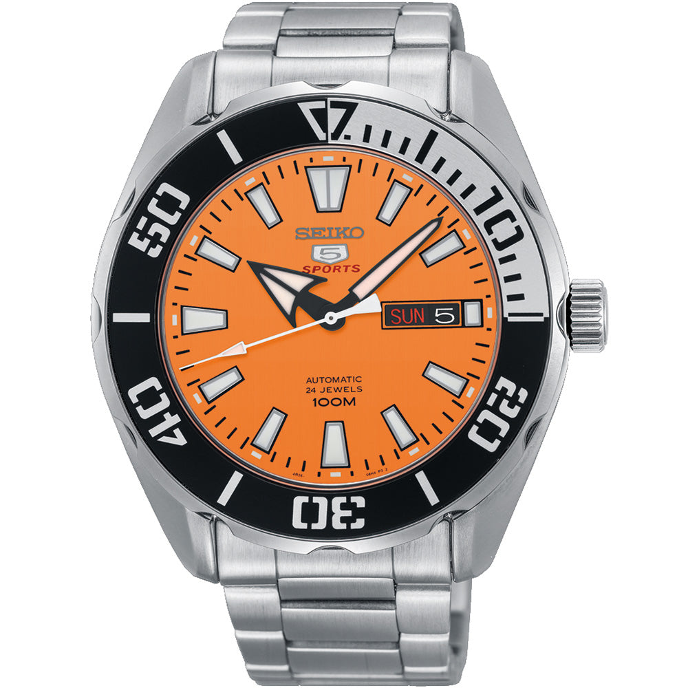 SRPC55K Seiko Mens Orange Automatic Watch