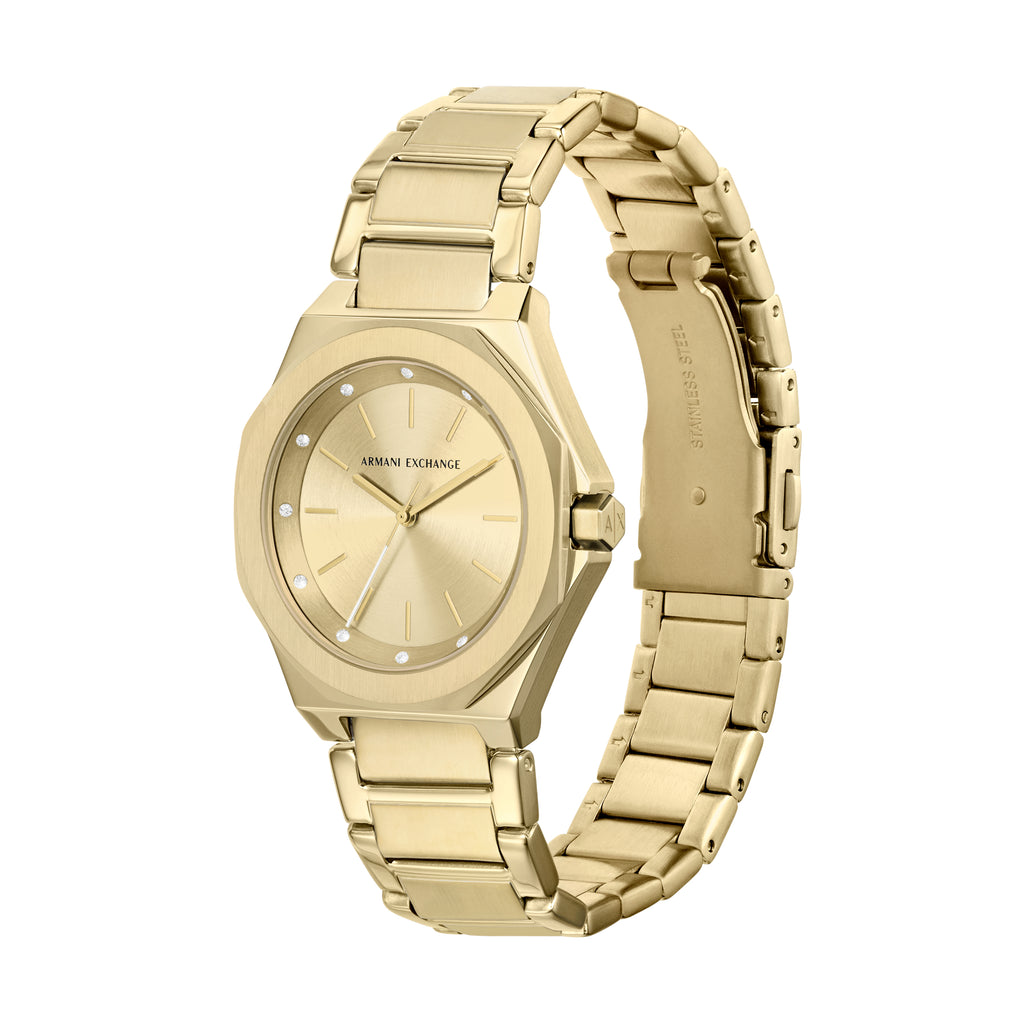 Armani Exchange AX4608 Andrea Gold Tone Ladies Watch Grahams