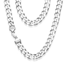 Load image into Gallery viewer, Sterling Silver 350 Gauge Diamond Cut 55cm Curb Chain