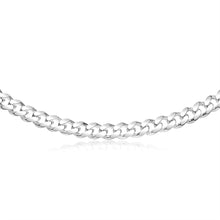 Load image into Gallery viewer, Sterling Silver 350 Gauge Diamond Cut 55cm Curb Chain