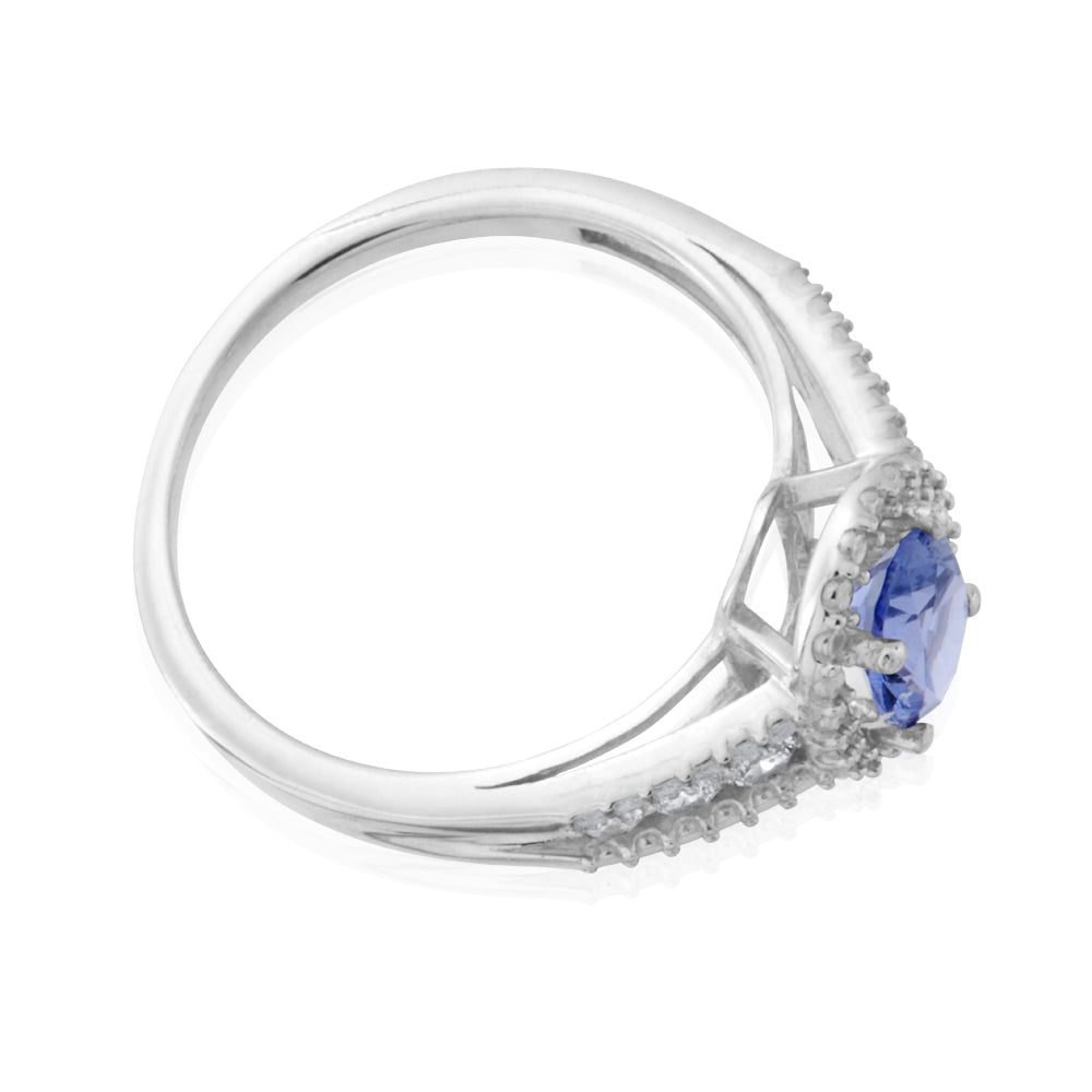 Simulated tanzanite deals