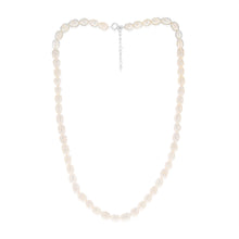 Load image into Gallery viewer, Rice Pearls 6-7mm 45cm Strand on Sterling Silver Extendable Clasp