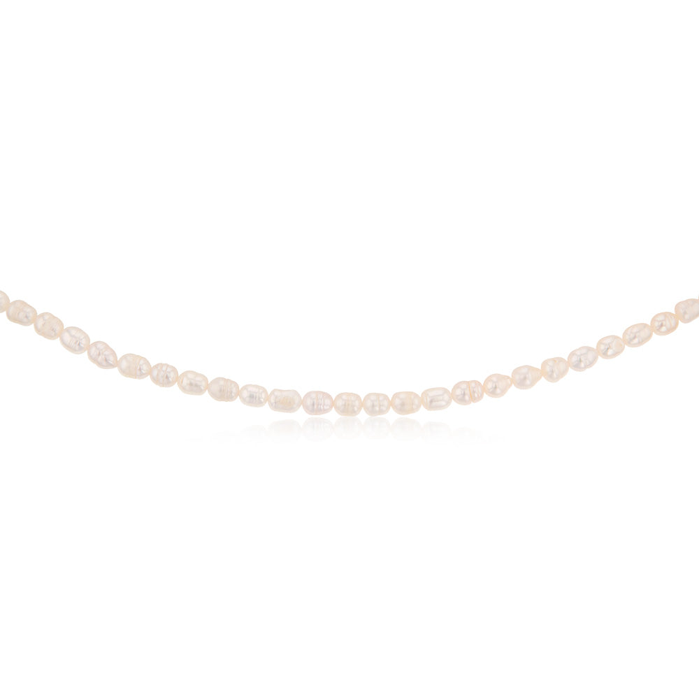 Rice Pearls 6-7mm 45cm Strand on Sterling Silver Extendable Clasp