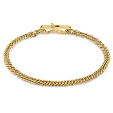 Load image into Gallery viewer, Guess Mens Jewellery Gold Plated Grumetta Doppia 5mm Bracelet