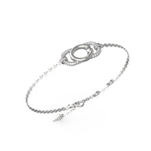 Load image into Gallery viewer, Guess Stainless Steel G Logo And Crystals Bracelet