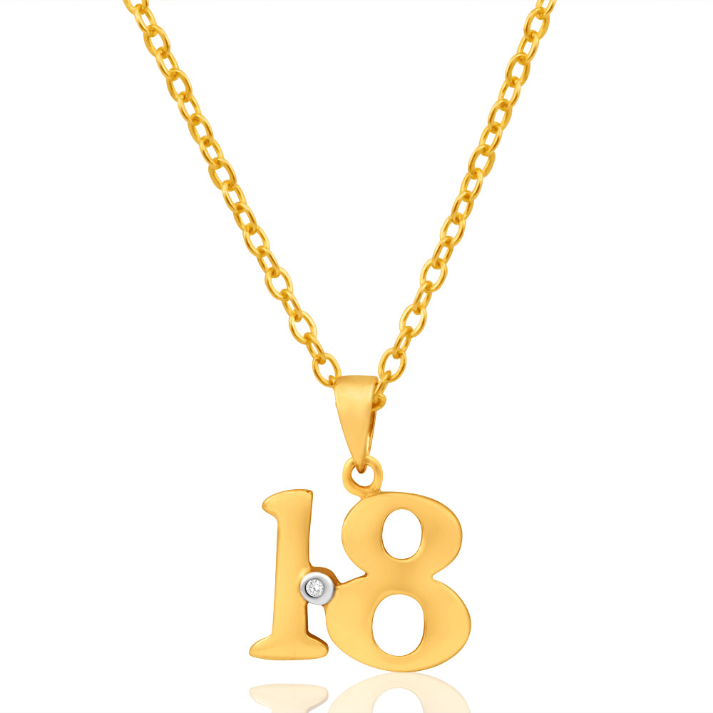 Chain pendant online set gold