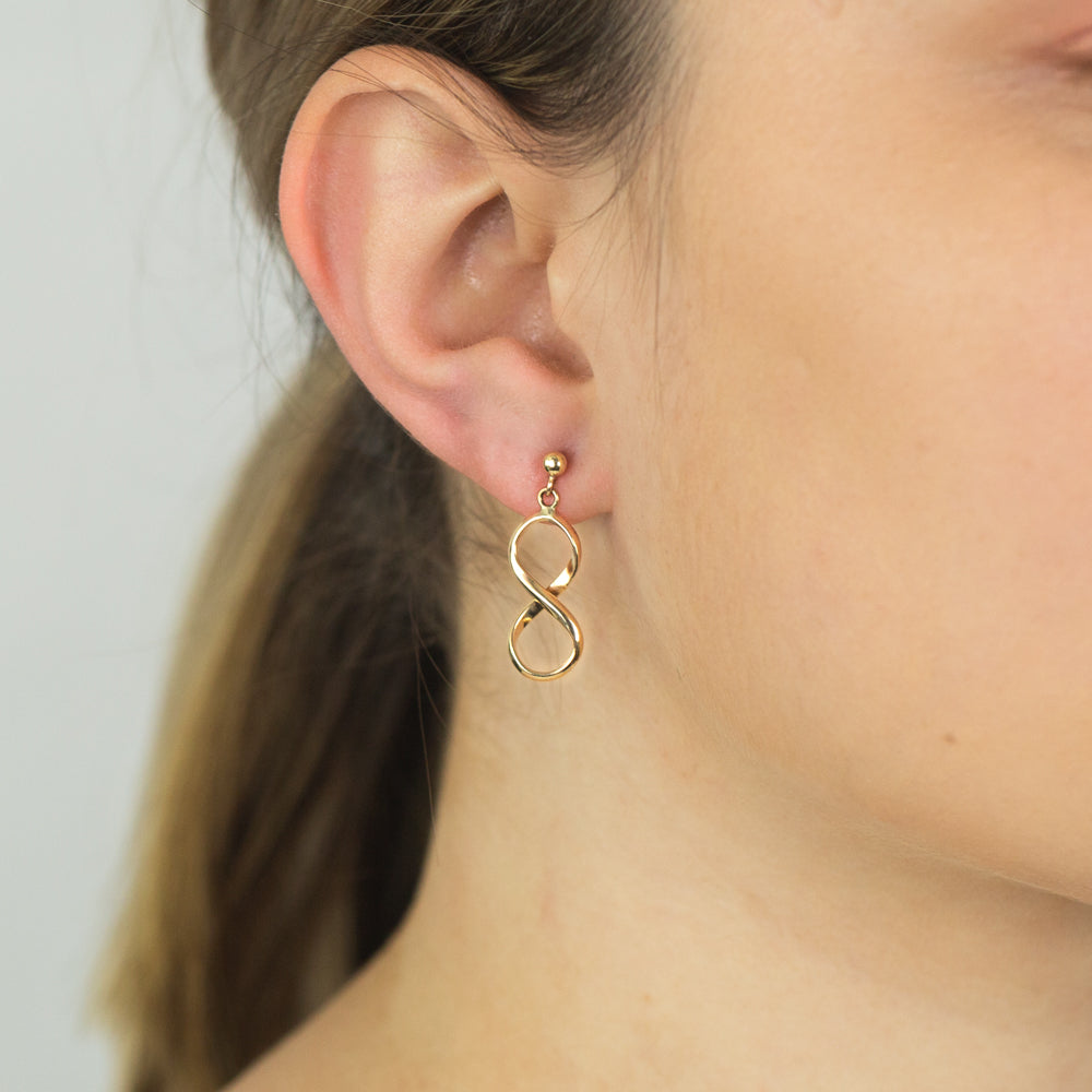 Plain deals drop earrings