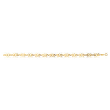 Load image into Gallery viewer, 9ct Yellow Gold Twisted Link 19cm Bracelet