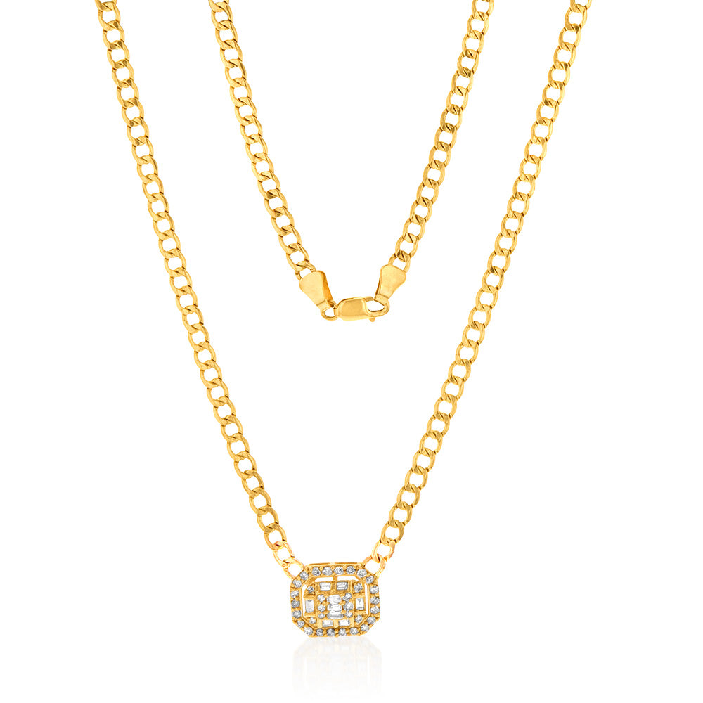 Diamond gold outlet chain design