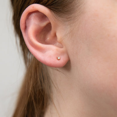 Buy Small Diamond Studs Earring  kasturidiamondcom