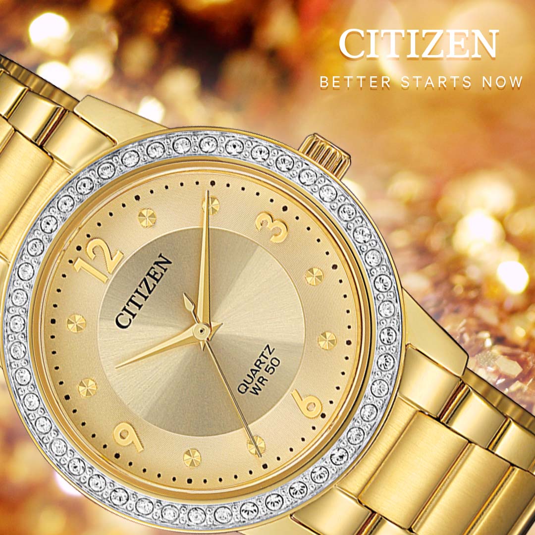 Citizen quartz hotsell wr 50 ladies