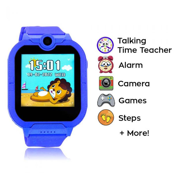 Active Pro Little Einstein Talking Time Teacher Kids Blue Smart Watch Grahams Jewellers