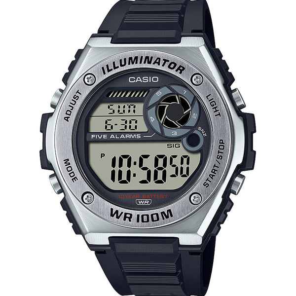 WS1400H-1AV, Black Digital Men's Sports Gear Watch