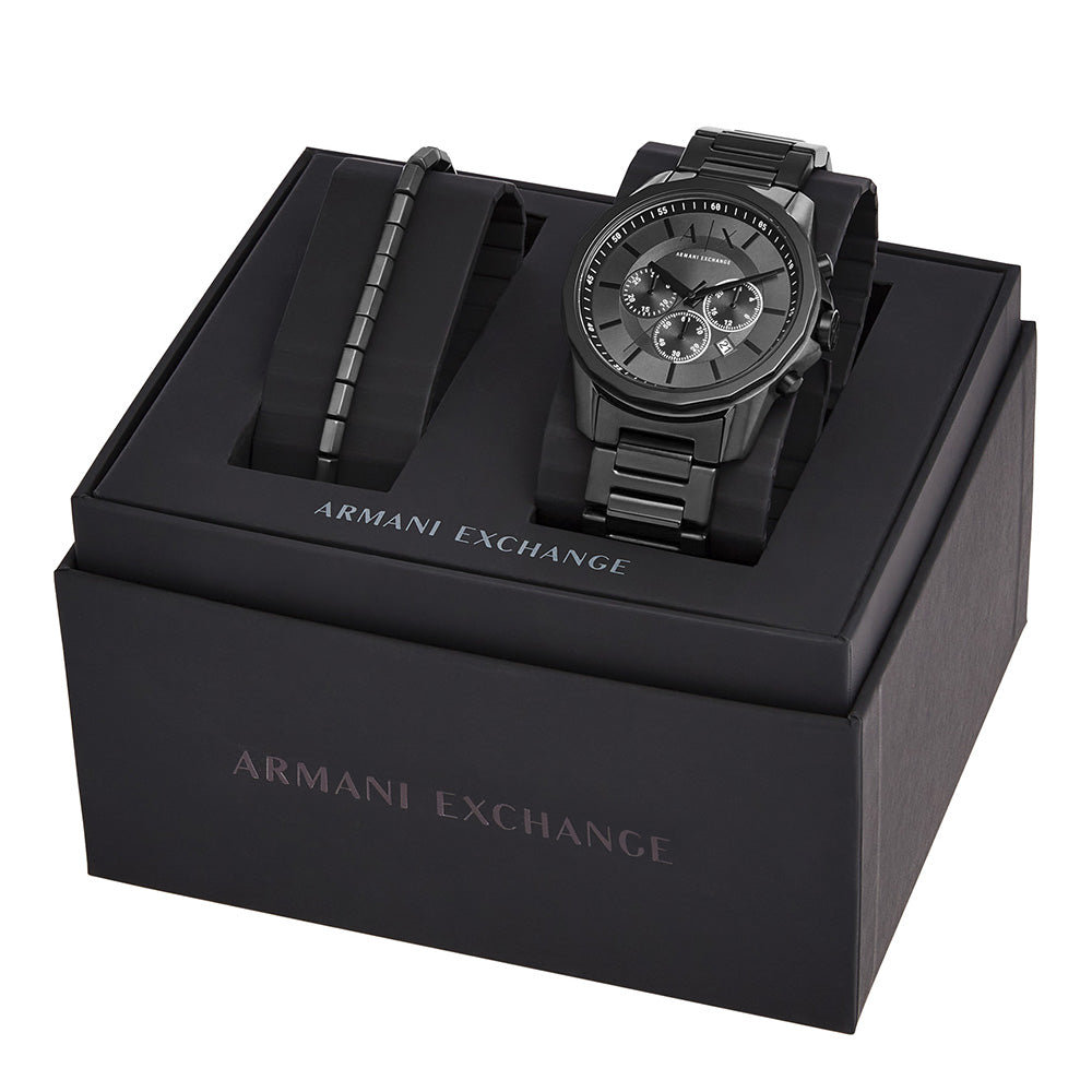 Armani Exchange AX7140SET Mens Watch with Bracelet Set Grahams