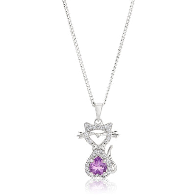 海外直送 DiamondJewelryNY Fancy Amethyst ＆ Cubic Zirconia