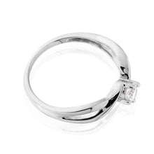 Load image into Gallery viewer, Sterling Silver Zirconia Weave Ring