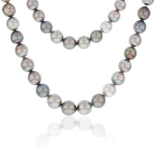 Load image into Gallery viewer, Tahitian Multi Coloured South Sea Strand with 9ct White Gold Clasp