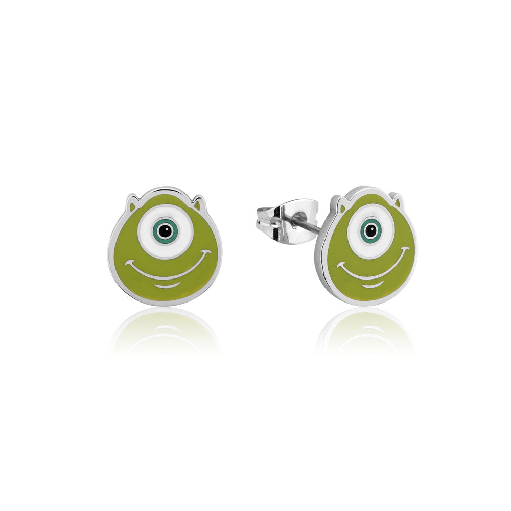 Disney Monster Inc Stainless Steel  Mike Wazowski Stud Earrings